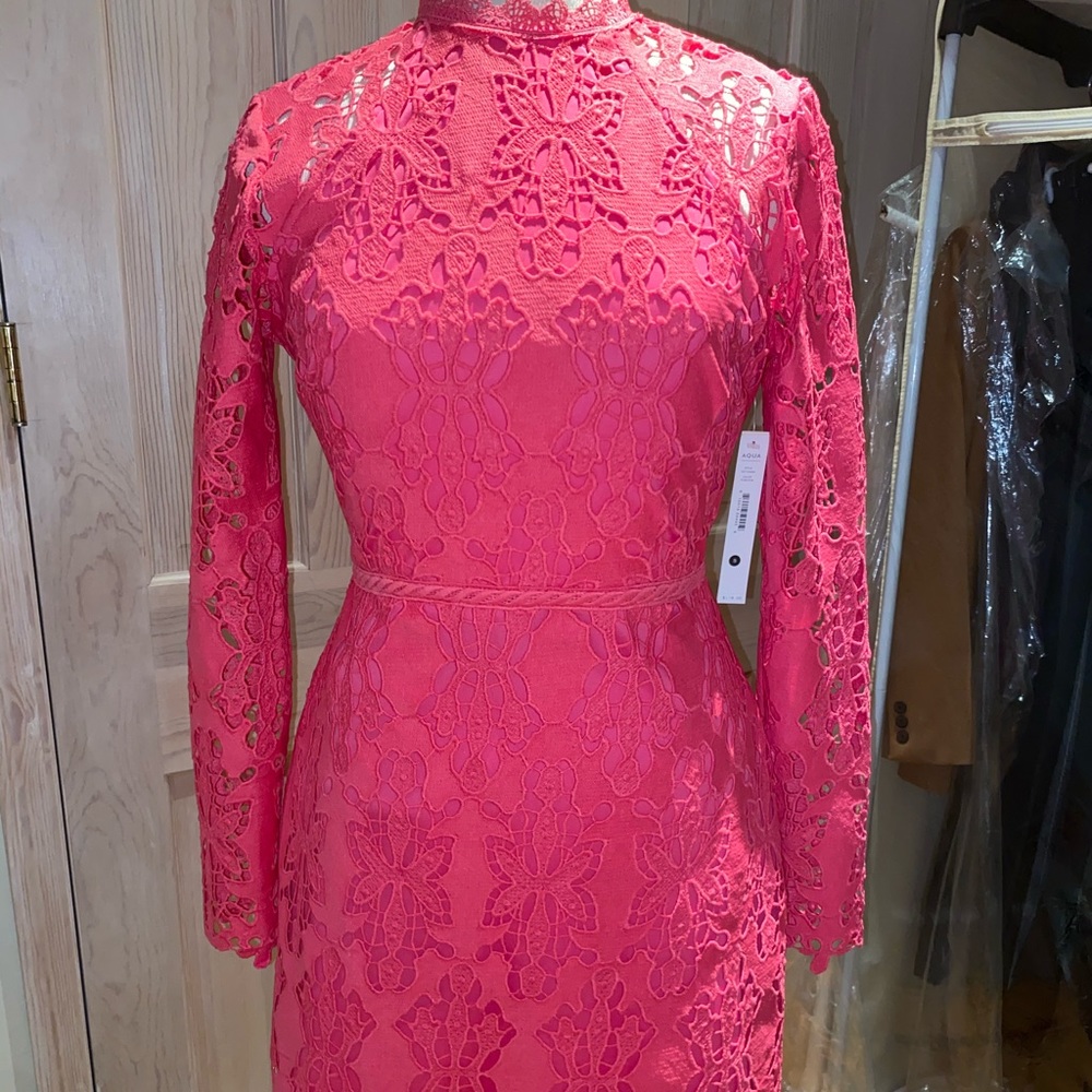 AQUA fuschia dress.